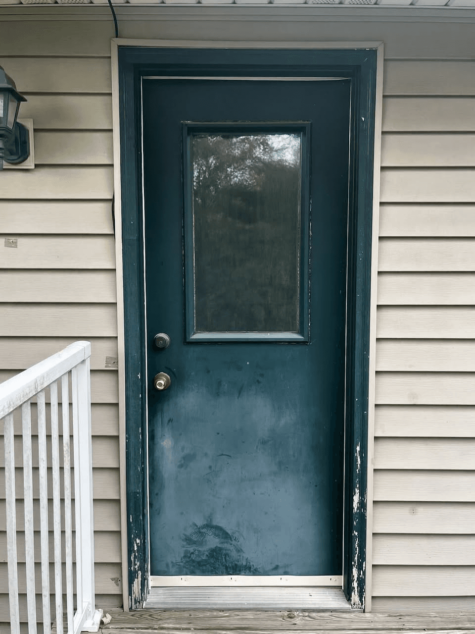 Door before installation